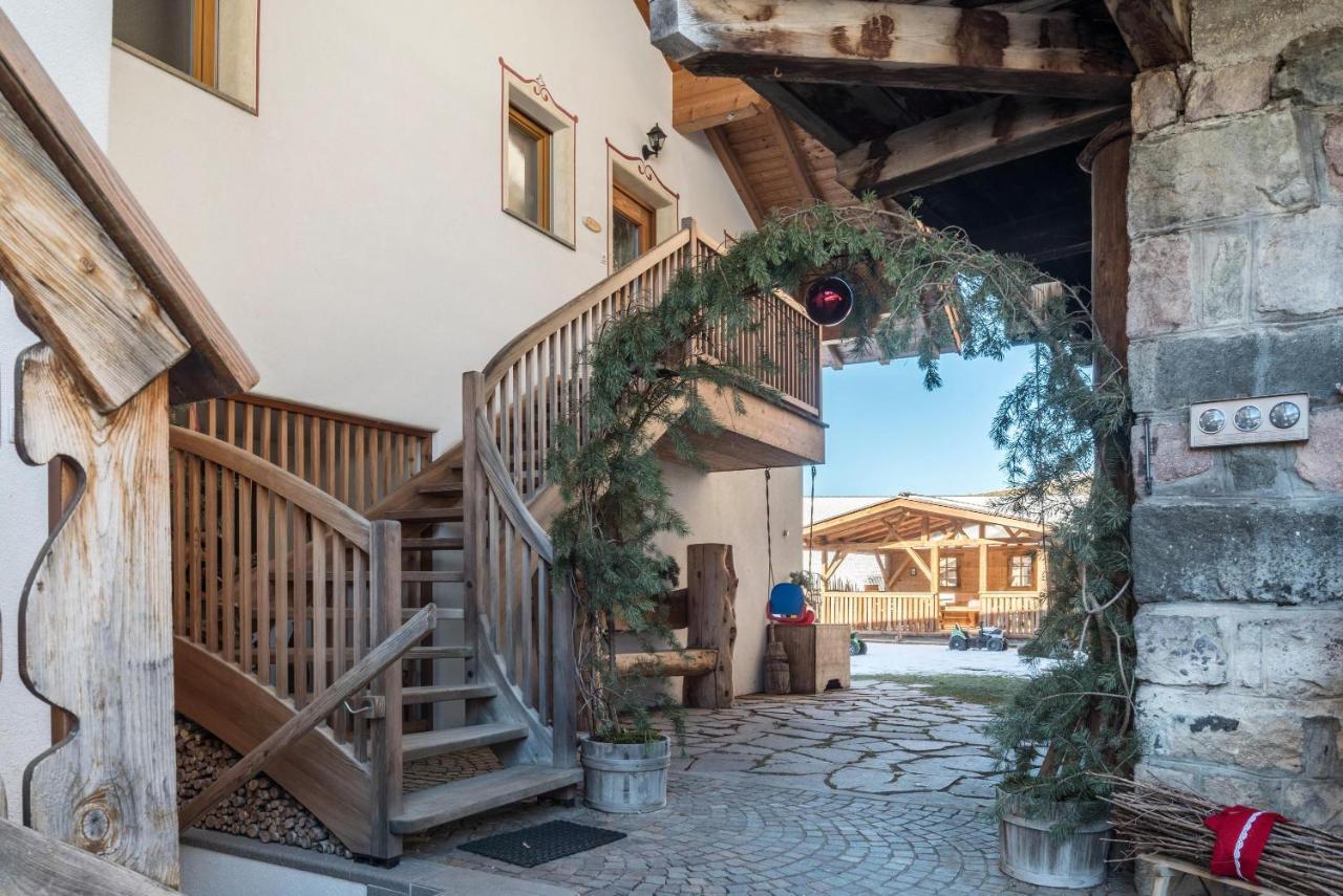 Schildberghof Santner Lägenhet Seis am Schlern Exteriör bild