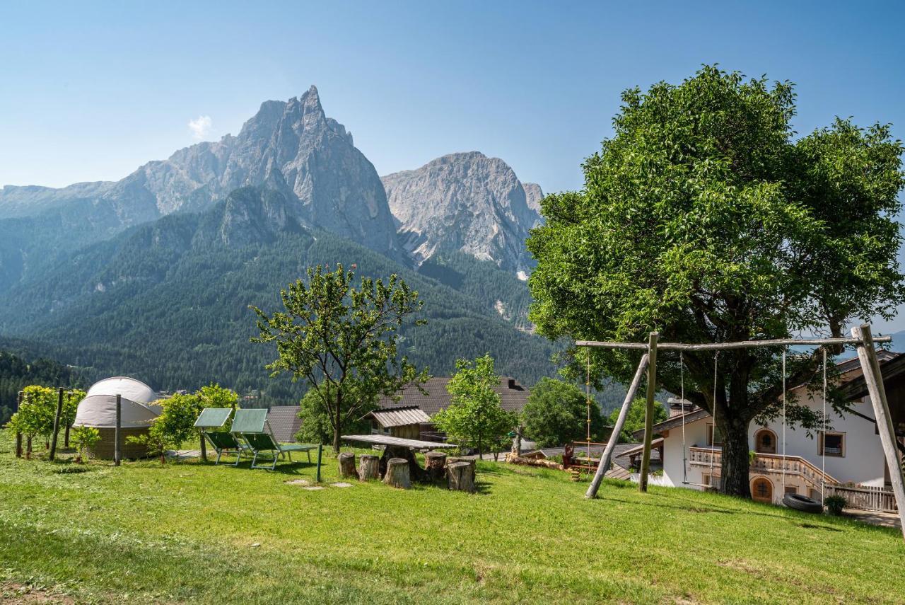 Schildberghof Santner Lägenhet Seis am Schlern Exteriör bild