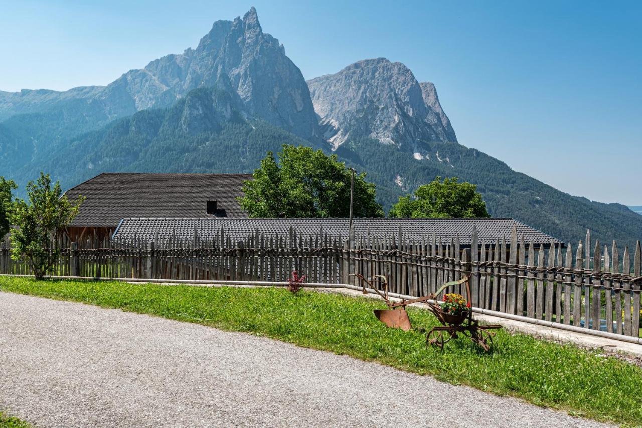 Schildberghof Santner Lägenhet Seis am Schlern Exteriör bild